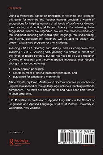 Teaching ESL/EFL Reading and Writing (ESL & Applied Linguistics Professional Series) - Image 2