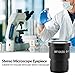 Wide Field Stereo Microscope Eyepiece, 10X Magnification,30mm Mount,WF10X/20 Wide Field Stereo Microscope Eyepieces Optical Glass & Metal Construction for Compound Biological Microscopes