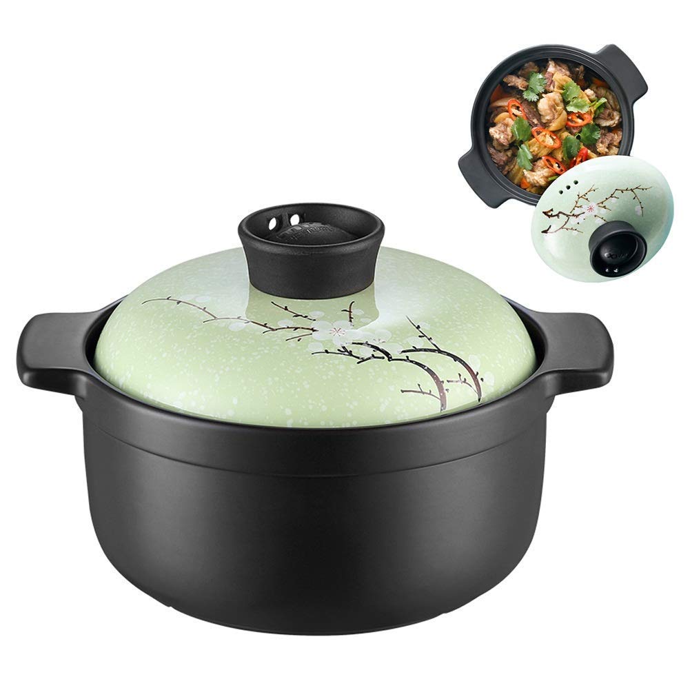 METTEOR Casserole Dish Insulation Energy Saving Soup Pot Multifunction Ceramic Stew Easy To Clean