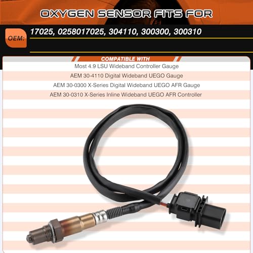 Sensor de Oxígeno 17025 para Controlador Wideband LSU 4.9 miniatura 3