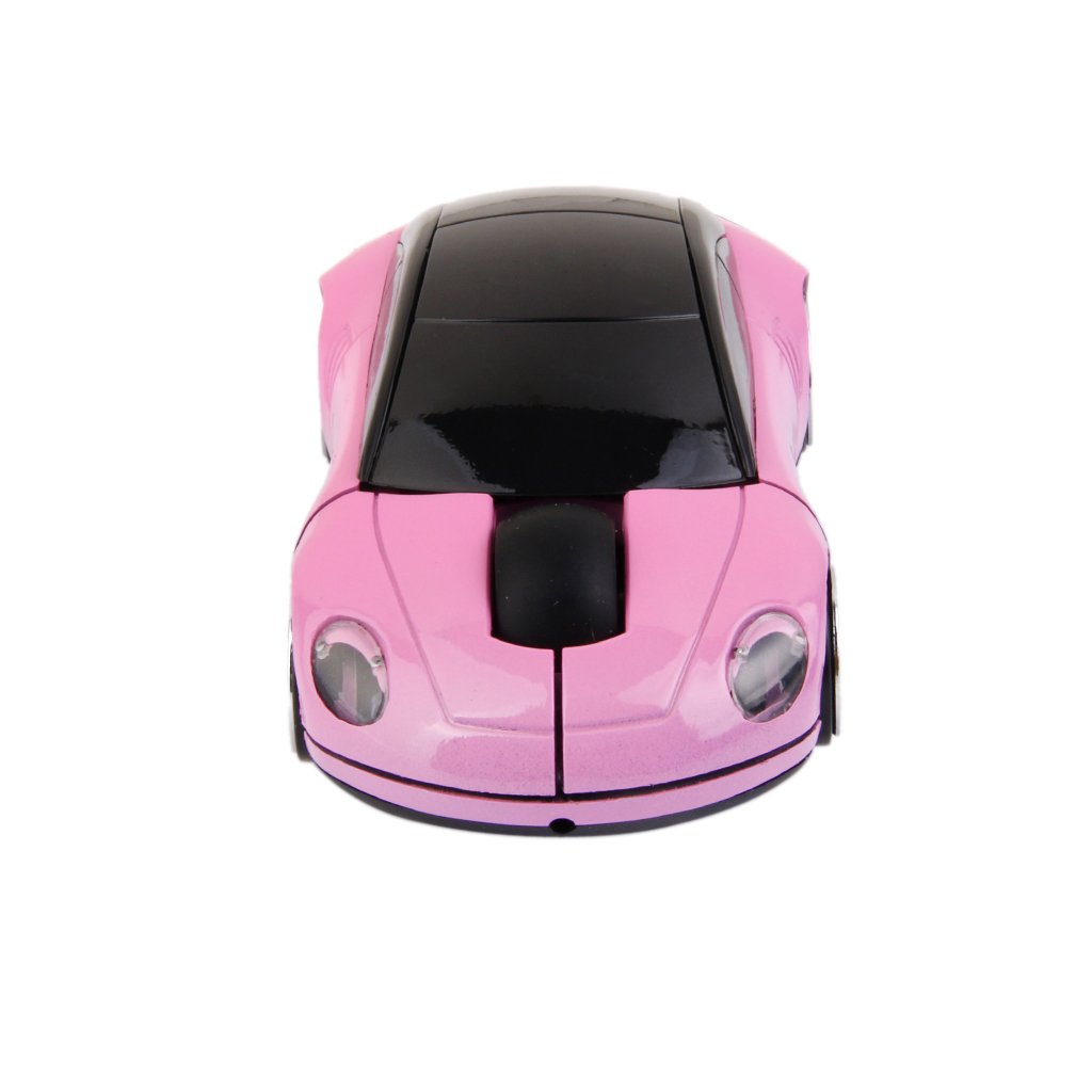 2.4G Wireless Car LED Optical Mouse USB Receiver for Pc Laptop Pink-picture-18