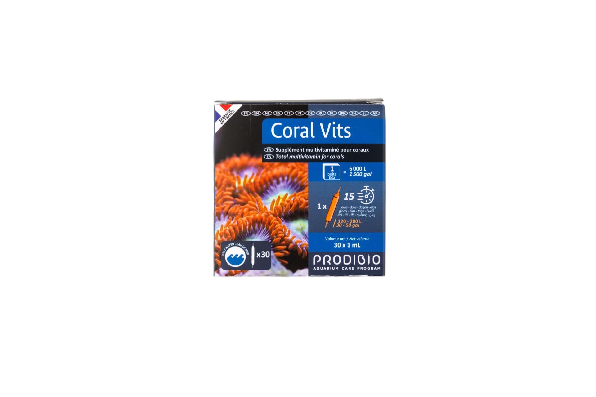 Prodibio Coral Vits 30vials Total multivitamin Supplement for Corals (B0153P13V6) Amazon Price History, Amazon Price Tracker