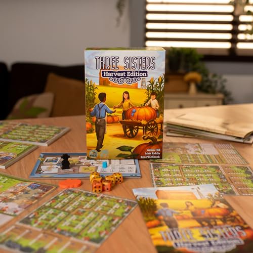 Three Sisters Harvest Edition by 25th Century Games | Ages 12+ | 1-4 Players | Strategy Roll and Write Board Game with Campaign Mode, Solo and Group Play, Standalone Farming Game Inspired - Image 7