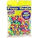 Darice Value Pack Pony Bead, 9mm, Neon Multicolor, 1000-Pack (2 Packs)