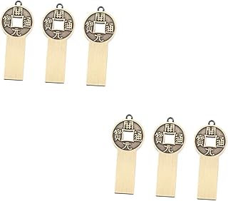 UKCOCO 6 Pçs Moeda De Cobre U Disco Escudo Protetor De Polegar Unidade USB Caso USB Moedas Da Fortuna Prosperidade Moedas De Bronze Suprimentos De Disco USB Caso Protetor De Disco Flash