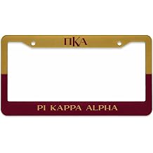 Pi Kappa Alpha Acrylic License Plate Frame *Offically Licensed* PKA