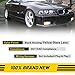 AUTOFREE Fog Lights Compatible with BMW M3 (E36) 3 Series 1992 1993 1994 1995 1996 1997 1998 1999 Fog Lamps Replacement Assembly with H1 12V 55W Bulbs-1 Pair (Yellow Lens)