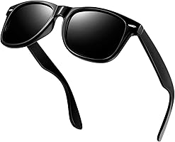 KANASTAL Fyrkantiga Solglasögon Herr Polariserade, UV400 Solglasögon Dam Man och Kvinna, Rivet Sunglasses for Men...