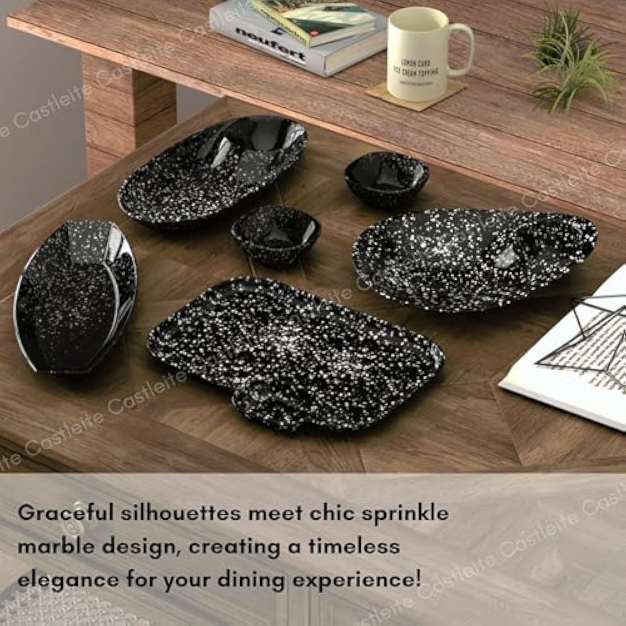 Multi-Purpose Kitchen Serving Platter, Set of 6
