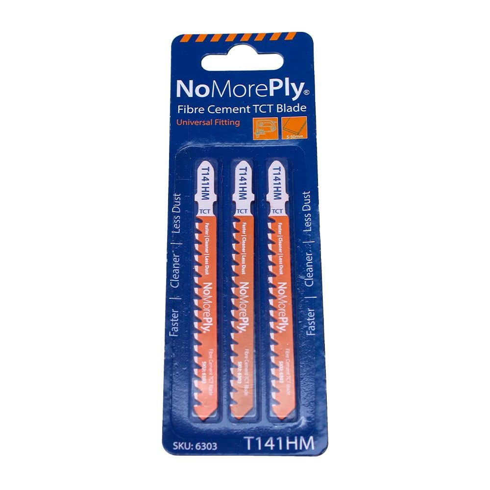 No More Ply Fibre Cement Cutting Jigsaw Blade Universal Fitting