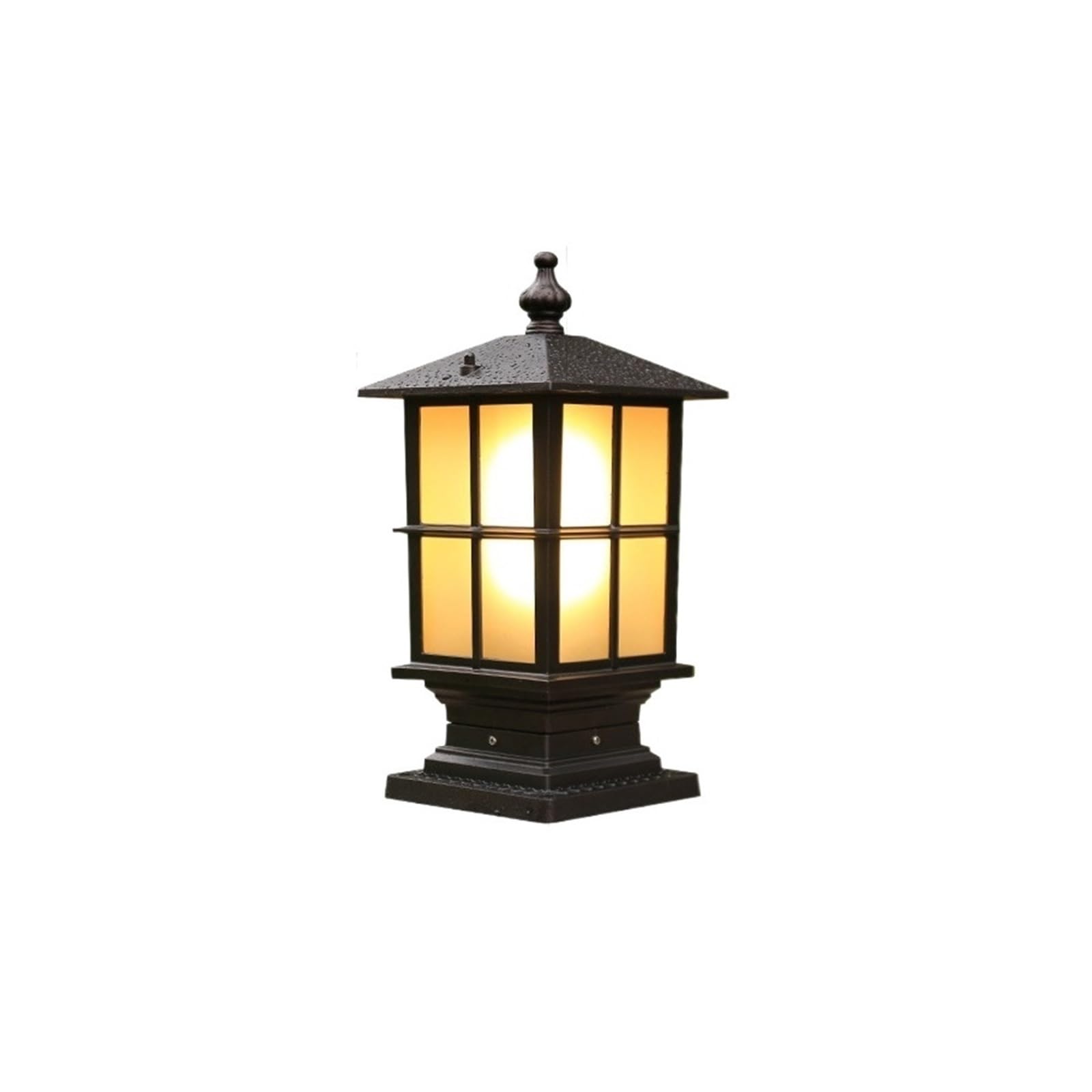 TRDEWR Outdoor Garden Fence Park Pillar Light Landscape Villa Column Lamps Patio Pathway Lawn Post Efficiently Utilize Sunlight