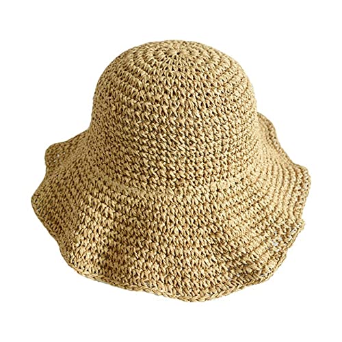 Sombrero playero de ala ancha para mujer