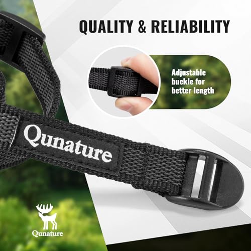 Qunature 2 szt. Regulowany pasek na ramię, pasek do walizki, pas bezpieczeństwa z szybkim zapięciem, 78 cm, akcesoria rowerowe bagażowe, plecak Bikepacking