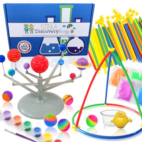 STEM Discovery Boxes Monthly Subscription Kit - 6 Month Box - 18 STEM Projects - Boys & Girls - Children Ages 7-Teen - Educational Science Learning Toys & Lab Experiments Set - Perfect Kids Gift Crate