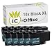 Produktbild 10x XL Patronen Black BK Schwarz IC-Office Tintenpatronen mit Chip kompatibel zu Brother LC3237 LC 3237 LC-3237-XL für Ducker HL-J6000DW HL-J6100DW MFC-J5945DW MFC-J6945DW MFC-J6947DW