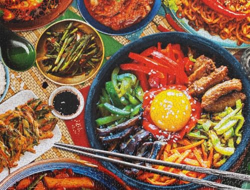 Springbok Korean Delight 1000 Piece Jigsaw Puzzle for Adultss by Springbok - Used condition - Image 8