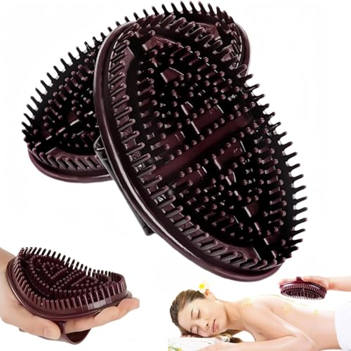 2 Pcs Meridian Brush Massage Brush Beauty Salon Professional Custom Meridian Brush Acupressure Meridian Brush Meridian Scalp Massage Brush Full Body Relaxation Comb