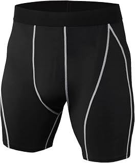 KJDWJKJRF Compression Trousers Football Men's Short Summer Fashion Men's Simple Exercise Tight Fitness Running Stretch Basketball Base Training Compression Trousers Fitness Trousers Short Trousers