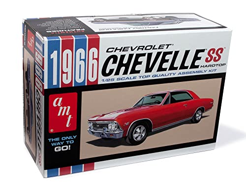 AMT 1966 Chevy Chevelle SS 1:25 Scale Model Kit by AMT - Used condition - US$27.26