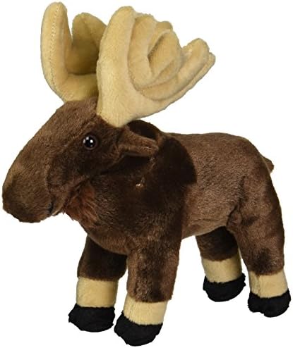 Wild Republic Moose Plush, Stuffed 
