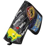 Big Crazy Golfschlägerhauben Fahrerabdeckung Blade Putter Abdeckung Wasserdicht Lustige Golf Head Covers Vatertag Golf Geschenk für Mann