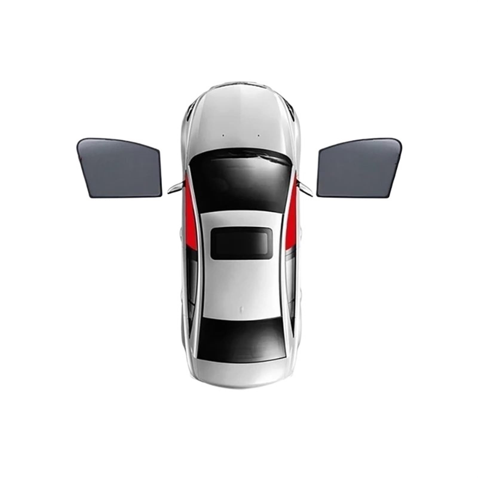 Parasol de coche para Mitsubishi Outlander con parasol magnético para ventanilla 7