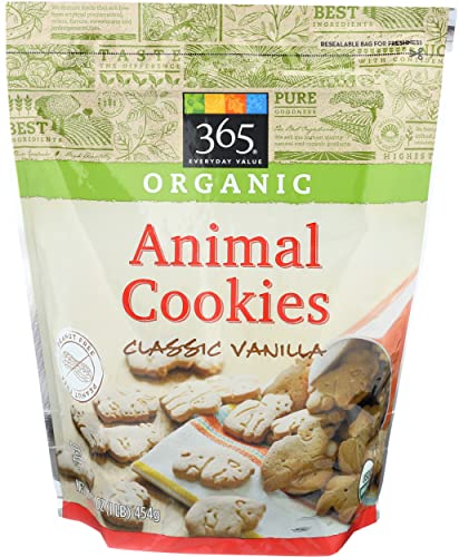 365 Everyday Value, Organic Animal Cookies Classic Vanilla, 16 oz