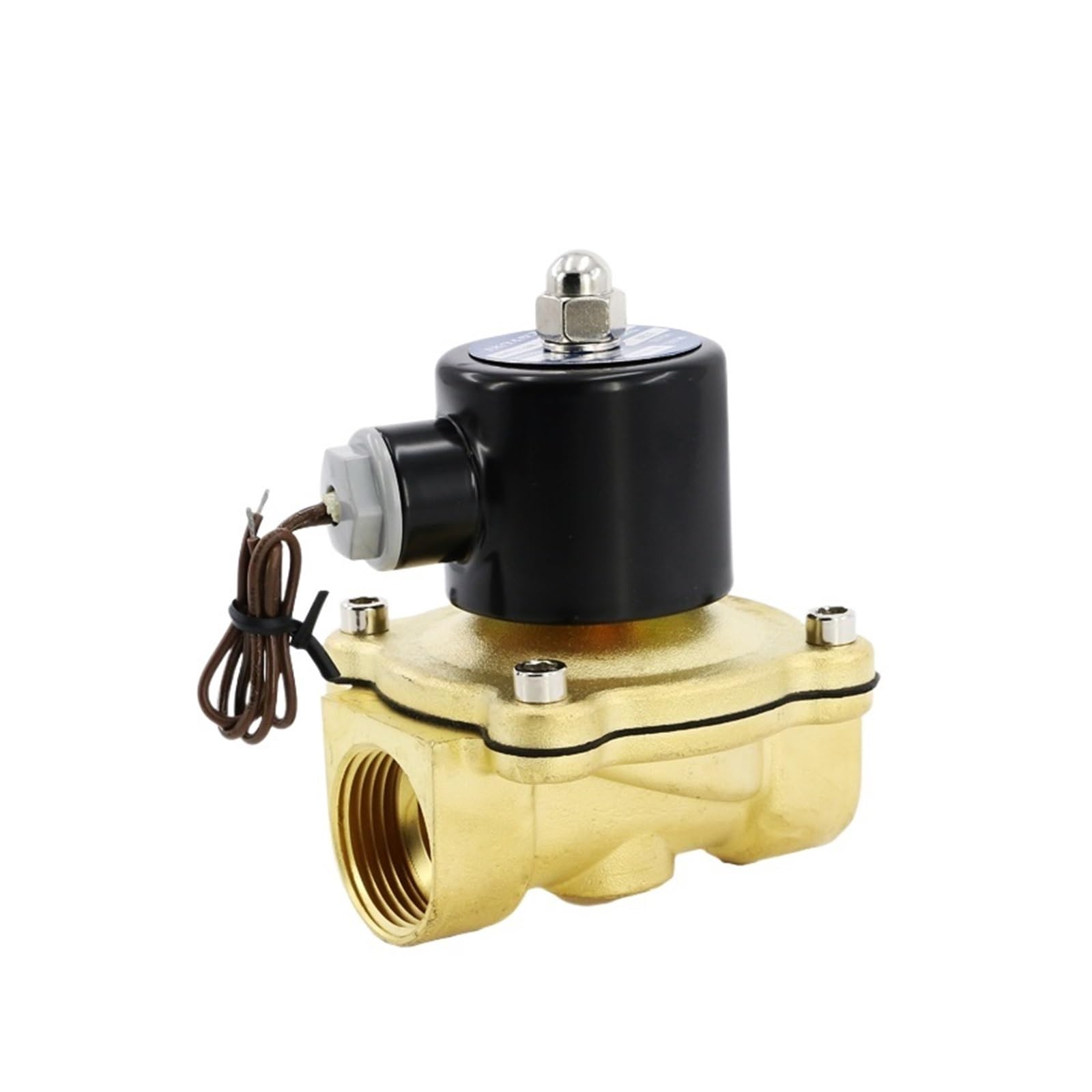 Pneumatic Switch Valve Solenoid Normally Closed Electronic 12V Control 24v Coil 220v(2w200-20,DC12V)