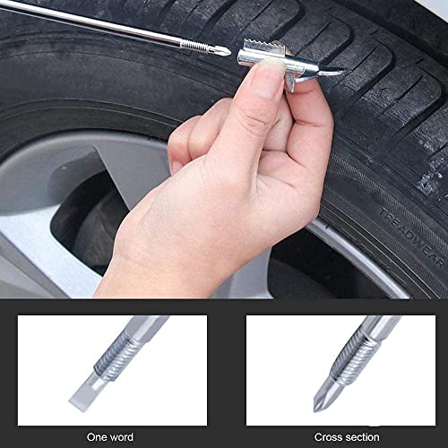 Image of Car Tyre stone remover, Solid Rubber Handle Rust-Resistance Car Tyre Stone Hook, Tire Cleaning Hook, for Tyre (@Tyre-Tool 1)
