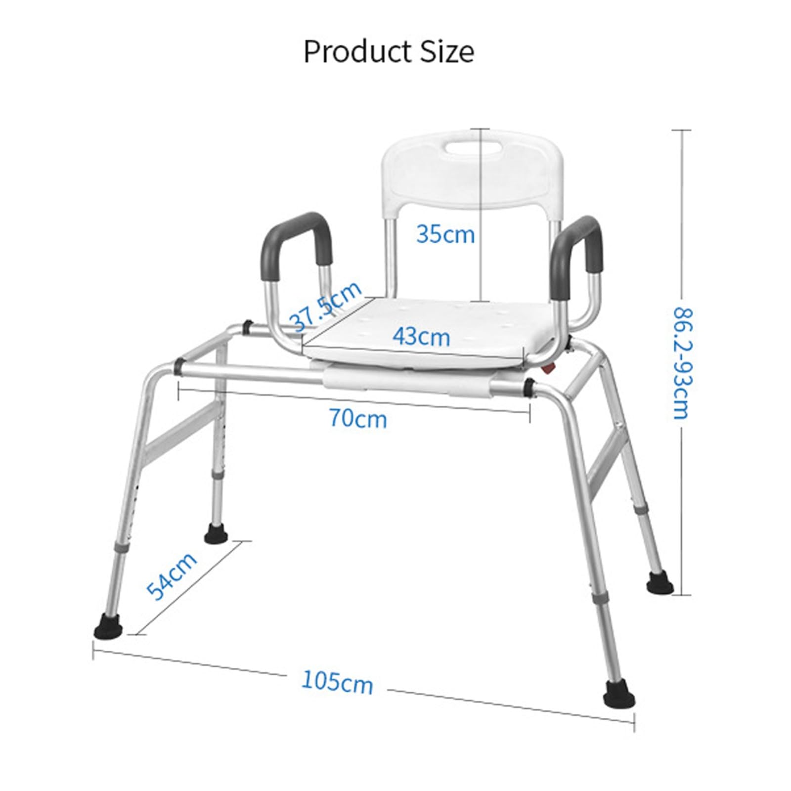 Silla para Bañera Y Ducha Giratoria,Asiento De Bañera para Personas Mayores Y Adultos,Silla De Baño con Respaldo Y Brazos Asiento Giratorio Bañera Montaje Sin Herramientas,Silla De Ducha
