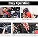 GRZWAYS Jumper Cables alligator clips Compatible with Mil.waukee M18 18V Batteries, Silicone wire 8AWG 2FT Automotive Booster Cables for Jump Starting Tool Battery, Temperature resistance 392℉ 200℃
