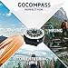 Sun Company GoCompass - Micro Orienteering Wrist Compass | Watch Band or Paracord Bracelet Compasses with Rotating Bezel