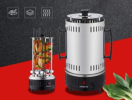 Image of 1000W Automatic Vertical Electric BBQ Grill