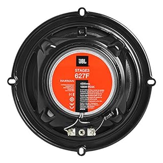 JBL Stage 3627F - 6.5” Two-way car audio speaker, No Grill, Black