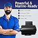 Aqua Marine Supply Boat Lift Motor – Painted Rigid Base, 1725 RPM, 115/230V – Heavy-Duty, Corrosion-Resistant Electric Motor for Marine Use (1: Horse Power)