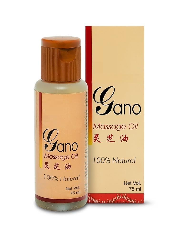 Image of Gano Massage Oil with Ganoderma, 75ml (Pack of 1)