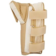 Rolyan 75911 D-Ring Wrist and Thumb Spica Spint، اليد اليمنى، متوسطة