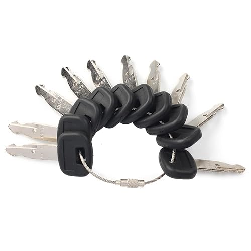 Miniatura 2 de GZYF 10 llaves de bloqueo de interruptor de encendido, reemplazo 459A RC411-53933 RC461-53930 Llaves de encendido de repuesto para ajuste directo