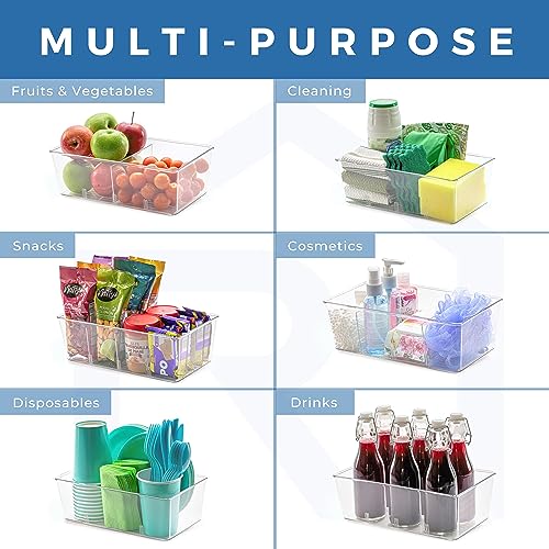 Kitchen-Pantry-Organizers-and-Storage-Bins-4-Pack-Clear-Kitchen-Storage-Containers-for-Packets-Pouches-Spices-and-More-Stackable-Snack-Storage-Organizer-for-Fridge-and-Cabinet-Resilient-Home