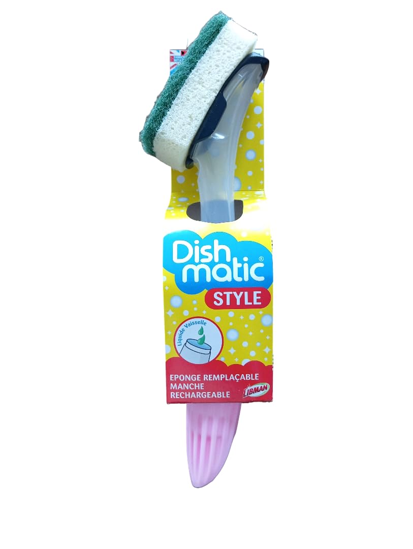 Ricariche Spugna Dishmatic Anti-Graffio - Confezione Da 3, Colore Blu, Lavabili E Riutilizzabili