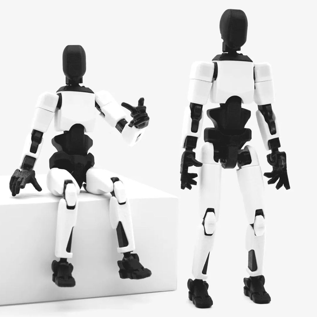 Opitmus Tesla Bot, Action Figure Dummy13 montado e com suporte
