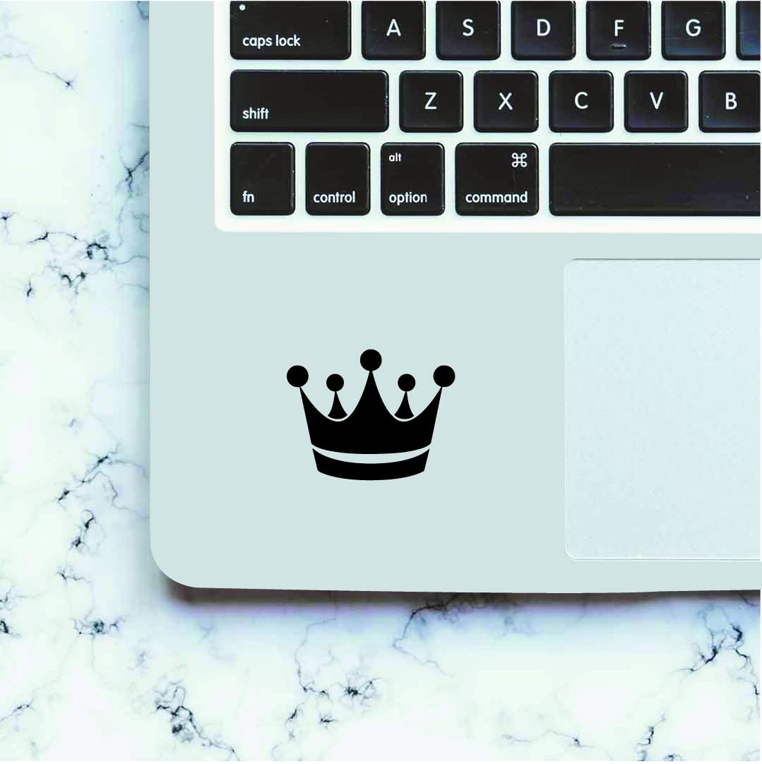 ISEE 360® Crown Laptop Trackpad Skin Sticker for All Laptops Boys Girls Kids Office PVC Vinyl Decal Black L X H 8 X 6.2 CMS (B09JSHLT6G) Amazon Price History, Amazon Price Tracker