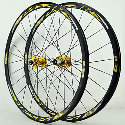 UPPVTE 700c Rennrad Laufradsatz, 20H Scheibenbremse Ultraleichtes Fahrrad Rennrad Schnellspanner Aluminiumlegierung Felgenunterstützung 7/8/9/10/11 Geschwindigkeit Wheels Cover