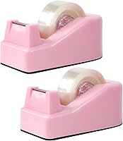 Vista 9 de 1 pieza Dispensador de cinta de escritorio con rodillo y base antideslizante con peso, verde (la cinta no está incluida)