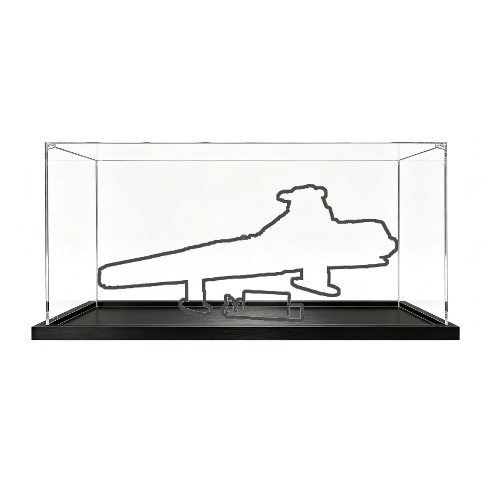 Acrylic Display Case Compatible with Lego 75367 Cruiser Model, Dustproof Transparent Storage Box, Compatible with Lego 75367 (Model Not Included) (3mm)