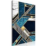 murando Cuadro Acústico mármol 60x90 cm espuma acústica absorbe el sonido aislamiento lienzo de 1 pieza Impresión Artística Decoración de Pared Abstracto geométrico a-C-10025-b-a