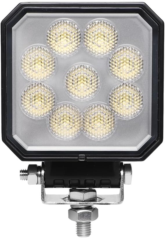 EXZEIT 72W LED Work Light, 4'' Flood LED Light Bar for Tractor Offroad 4WD Truck ATV UTV SUV, 12/24V