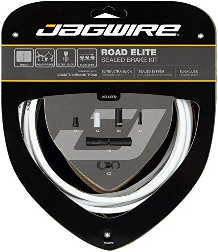 Image of Jagwire Road Elite Unisex Adult Cables and Sheaths, White, One Size