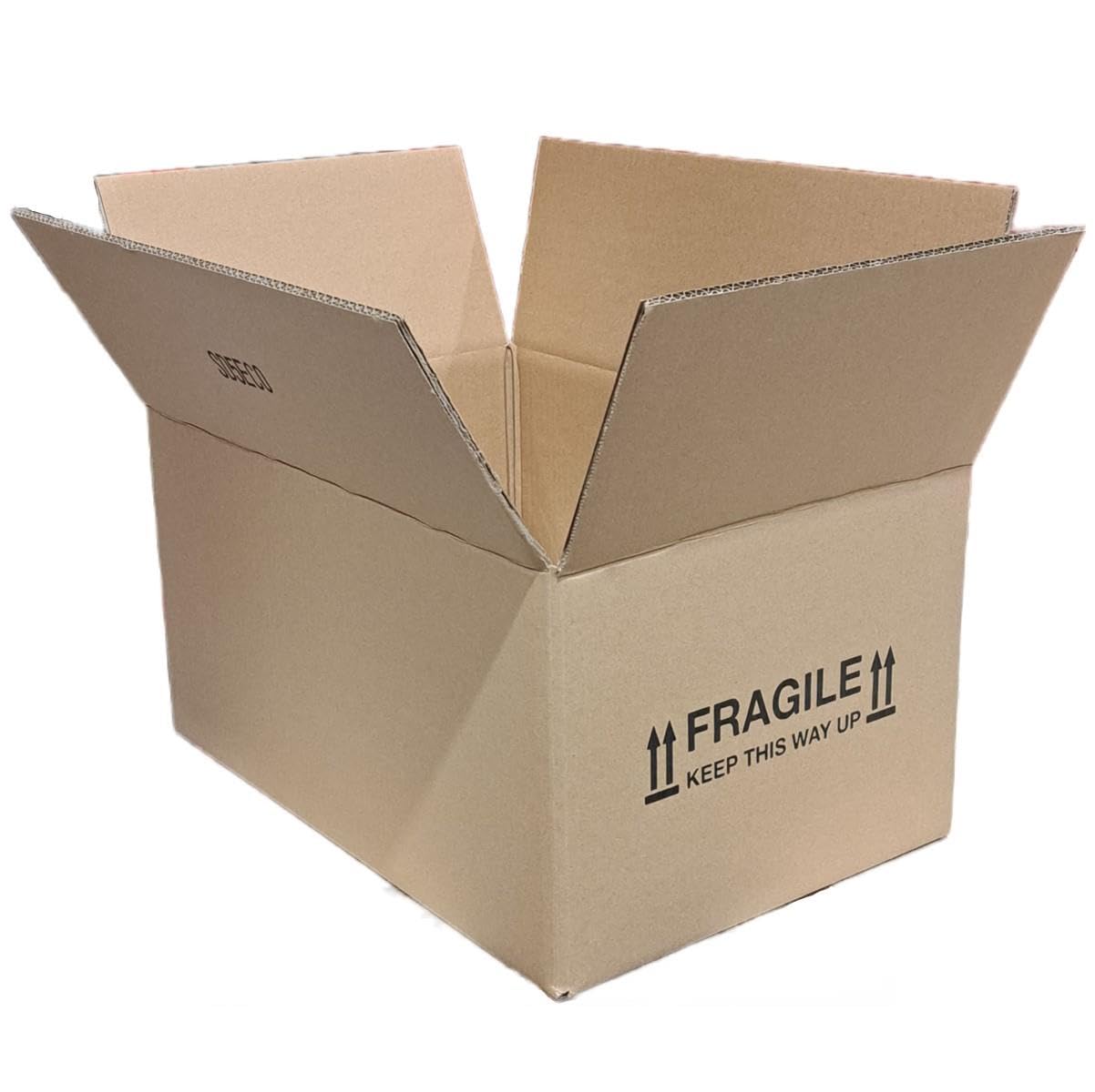 20 x Economy Shipping Postal Packing Double Wall Printed Shipping Cardboard Boxes 480mm x 325mm x 255mm