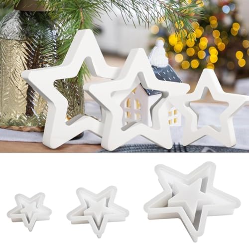 4 Weihnachts Silikonformen - Für Geldgeschenke, Gips Und Harz Gießprojekte